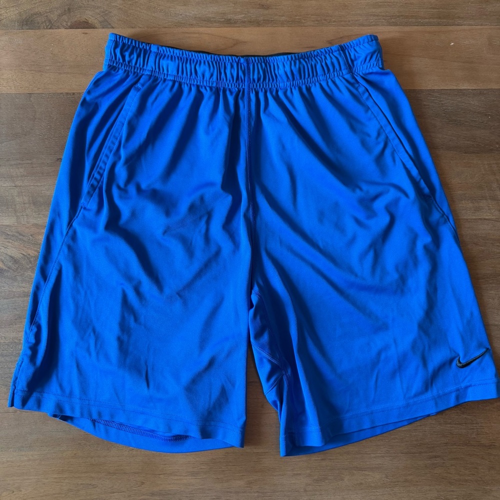 Nike Dri-Fit Shorts - Athletic - men’s large - blue